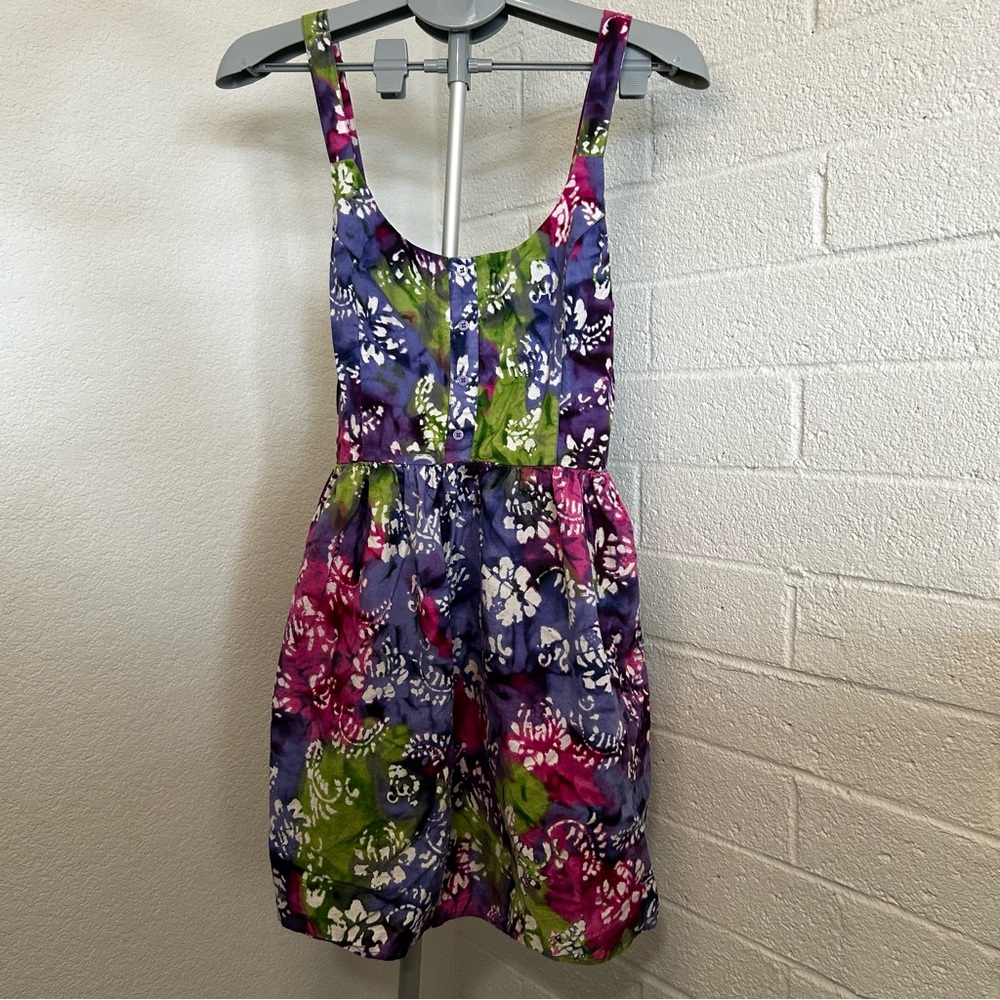 WaterColor Artsy Tropical Summer Vacation Floral Sundress Tropical Fairy